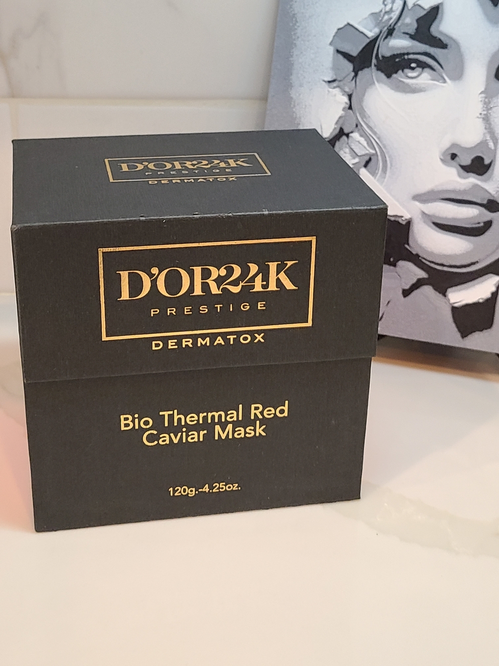Prestige D'OR24K Bio Thermal Red Caviar Mask NEW In Box